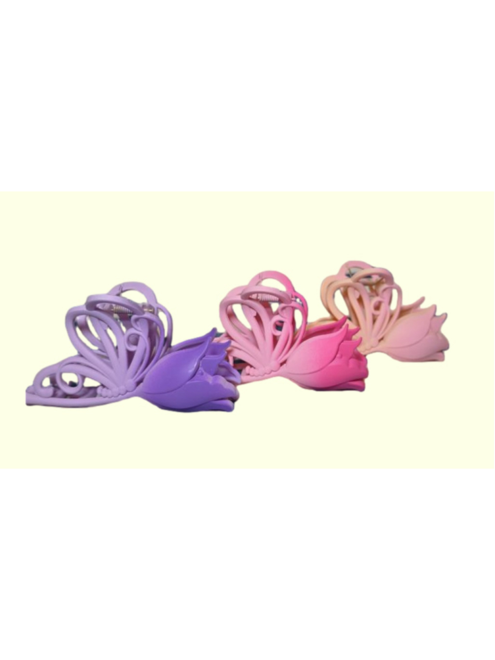 Unbranded Hair Claw Clip One Size Purple, Hot pink, or Pink